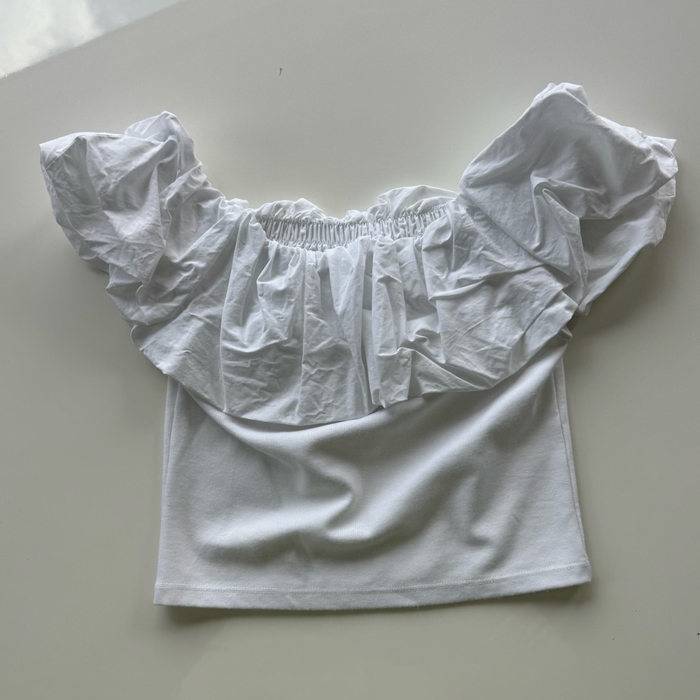 Ruffle Cropped Zara Top